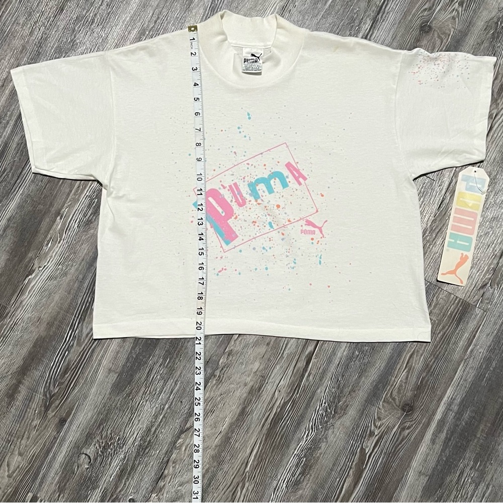 Vintage 90's NWT Puma Sport Tee One Size Fits All - Picture 5 of 7
